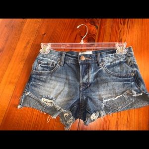 Free People cutoff Jean shorts